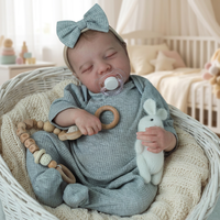 Poupée Reborn réaliste de 19 pouces en vinyle souple, jouet pour enfants, cadeau, vente en gros, personnalisable