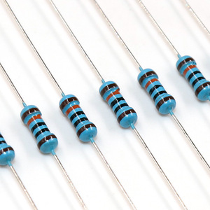 Résistance à film métallique 1/4W à alimentation directe, tolérance 1%, 5 anneaux de couleur, à fils axiaux en fer, emballage en bande, 1R 1M <span class=keywords><strong>Ohm</strong></span>, résistance fixe - Product Image 3