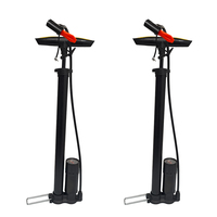 Pompe à air manuelle portable pour vélo, ballons de route, multi-usages, valves Presta et Schrader, gonfleur de vélo portable -M