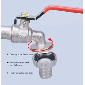 Adaptateur <span class=keywords><strong>de</strong></span> <span class=keywords><strong>robinet</strong></span> pour réservoir IBC durable, filetage grossier S60*6 vers connecteur 1/2'' 3/4'', vanne <span class=keywords><strong>de</strong></span> remplacement, vanne <span class=keywords><strong>de</strong></span> jardin, <span class=keywords><strong>robinet</strong></span> <span class=keywords><strong>de</strong></span> maison - Product Image 4