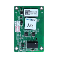 Carte de réception d'écran LED en plastique intérieur A4s IP65 5V avec affichage graphique tactile capacitif SDK 1 an de garantie utilisation de mur vidéo