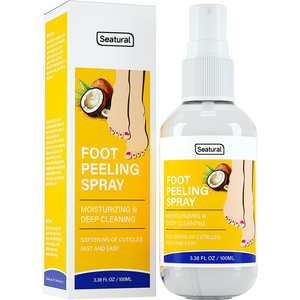 Spray exfoliant instantané pour les <span class=keywords><strong>pieds</strong></span> Spray exfoliant pour les <span class=keywords><strong>pieds</strong></span> à la noix de coco qui élimine les peaux mortes, exfoliant et callosités sur les <span class=keywords><strong>pieds</strong></span> - Product Image 1
