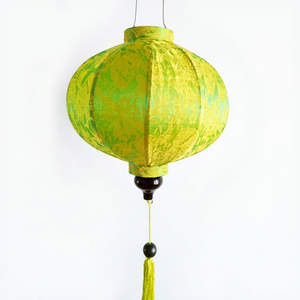 Lanterne en bambou artisanale du Vietnam, en satin, pour restaurant, fête, décoration de mariage, à suspendre, avec housse en tissu de soie DIY, colorée, vente en gros, exportation - Product Image 1