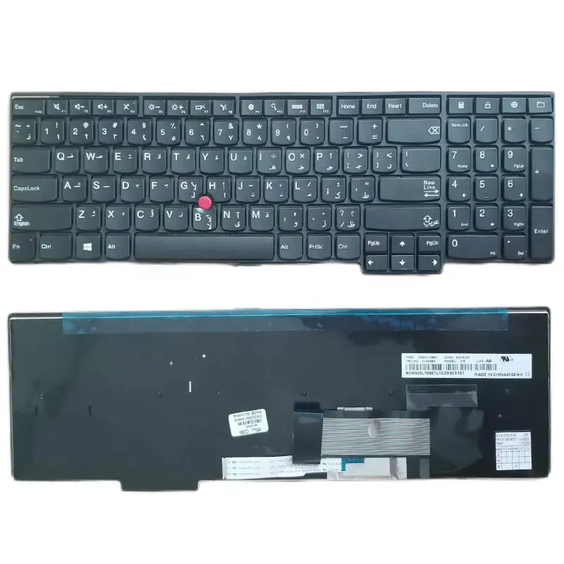 Lenovo Thinkpad E531 L540 E540 T540 T550 W540 W550S SN20L79867 93C51S7 01AX683アラビア語レイアウト用のベストセラーのラップトップキーボード