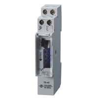 Minuteur analogique Elsine TB45 à programmation quotidienne, interrupteur horaire sur rail DIN 16A 110-250V, minuteur mécanique