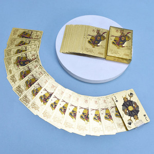 Chất Lượng Cao Tùy Chỉnh Giấy Vàng PVC Chơi Thẻ Miễn Phí Mẫu Poker Tùy Chỉnh In Ấn - Product Image 6