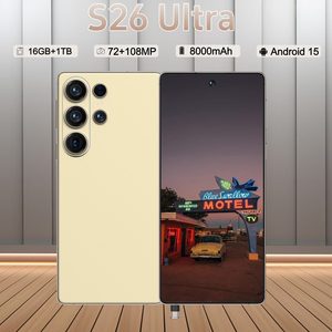 هاتف ذكي 5G S26 Ultra غير مقفل بشريحتين، يعمل بنظام أندرويد 14، بطارية طويلة العمر 4000 مللي أمبير، معالج ثماني النواة، شاشة HD مقاس 1.7 بوصة - Product Image 4