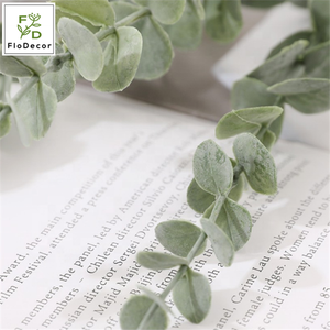 Хит продаж, искусственный эвкалипт, деньги, листья, ветки, Пластиковые стебли для свадебного украшения дома, реквизит для фотосъемки - Product Image 5