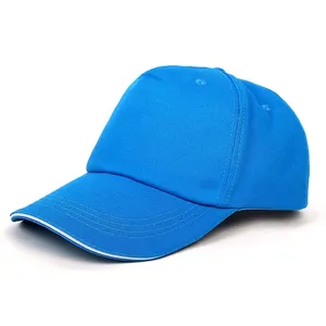 قبعة بيسبول مجوفة من القطن للبيع بالجملة من المصنع بتصميم شعار مخصص وتطريز ثلاثي الأبعاد قبعة بيسبول رياضية سادة