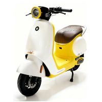 Scooter électrique mignon de style dessin animé pour femmes, moteur sans balais 600W, 48V/60V/72V 20Ah, pneu à vide, cyclomoteur électrique urbain