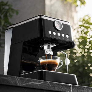 เครื่องชงกาแฟอัจฉริยะความจุสูง กึ่งอัตโนมัติ พร้อมระบบทำความร้อนในตัว และเครื่องตีฟองนมในตัว เหมาะสำหรับโรงแรมและร้านอาหาร - Product Image 2
