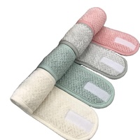 Hot Bán Sợi Nhỏ Polyester Facial Spa Sợi Nhỏ Headband Rửa Trang Điểm Mỹ Phẩm Vòi Hoa Sen Mềm Phụ Nữ Tóc Ban Nhạc Hairbands