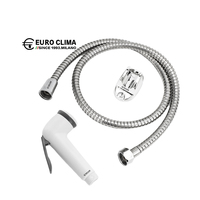 Ensemble de douche EURO CLIMA facile à installer avec insert en plastique et tuyau à double boucle