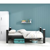 Mobilier scolaire cadre de lit simple dortoir acier métal chambre meubles ZHONGYI Simple moderne pas d'outils cadre de lit 10 ensembles