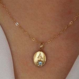 สร้อยคอจี้เพทายสีรุ้งแบบสั่งทำสั่งทำ - Product Image 3