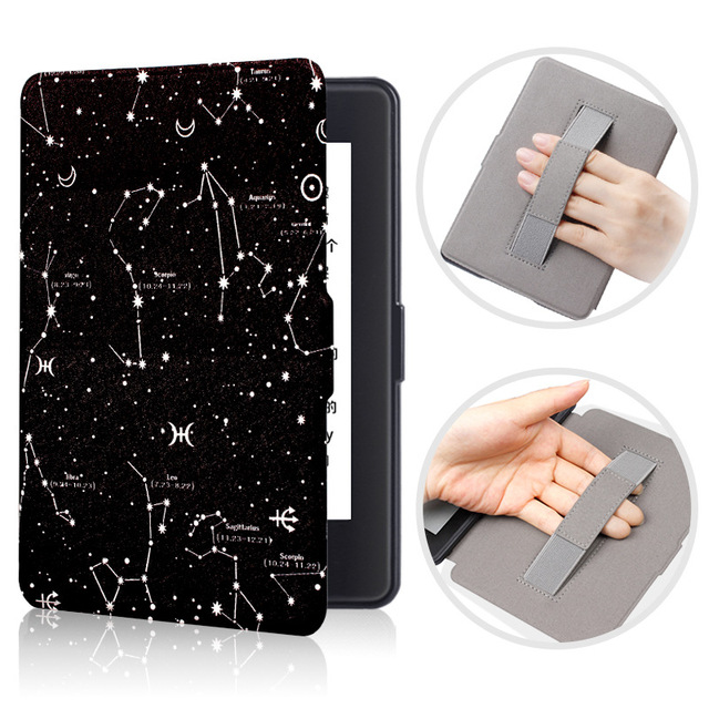 Leather Case for Kindle 11th Generation 2022 6 Inch C2V2L3 Hand Strap Funda Ebook Auto Wake Sleep Smart Cover