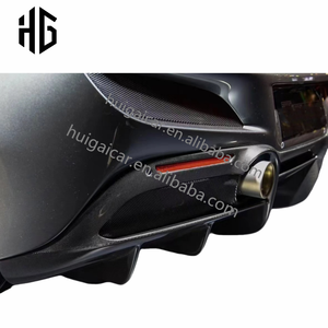 Difusor de Parachoques Trasero de Fibra de Carbono Estilo N Modificado, Accesorios para Ferrari <span class=keywords><strong>F8</strong></span>, Cubierta de Parachoques Trasero, Piezas de Carrocería - Product Image 3