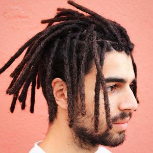 Extensions de <span class=keywords><strong>dreadlocks</strong></span> en cheveux humains 100 % faits à la main, bouclés afro 1B, pour vente en gros - Product Image 1