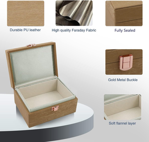 Boîtier de cage de Faraday étanche Anti-Hackin de petite taille avec protection anti-vol <span class=keywords><strong>Rfid</strong></span> et serrure - Product Image 5