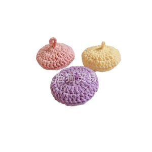 Knitted <b>Beret</b> Handmade Hat For Plush Toy Accessory Unisex Youth 8 To 13 Years A-5666 - Product Image 1