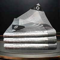 Écran d'ombrage réfléchissant la chaleur de couleur personnalisée avec filet d'ombrage en aluminium intérieur