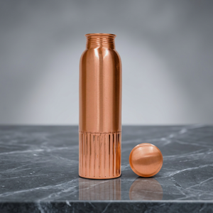 Ak Brass Lower Lining Design On Pure Copper <b>Water</b> <b>Bottle</b> For <b>Personal</b> Use Office Use - Product Image 2