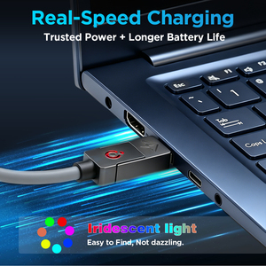 Cable de Datos para Teléfono Móvil <span class=keywords><strong>iOS</strong></span> y Android, Carga Rápida, 4 en 1, Cable de Datos USB Tipo C Trenzado con Resorte - Product Image 3