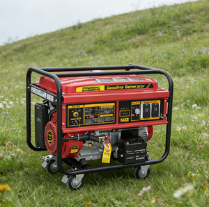 7.5KW Single Phase AC <b>Gasoline</b> <b>Generator</b> Full Copper Alternator AVR 4-Stroke Air-Cooled 25L Cylinder - Product Image 1