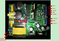 PSU +-30V/55V/60VDC/50VDC/70V Performance stable Excellente carte d'alimentation amplificateur double tension 500W