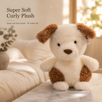 Peluche chiot douce de 20 cm pour machines à griffes, cadeaux de mariage, cadeaux de fête, vente en gros