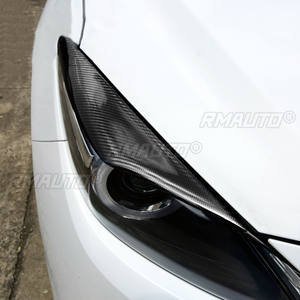 2 Pièces Cache-Phares en Fibre de Carbone pour Mazda 3 Axela 2017 2018 2019, Autocollants de Voiture, Garnitures de Phares - Product Image 5