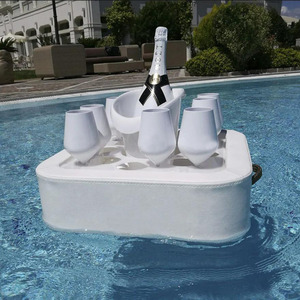 Soporte para bebidas de piscina bandeja flotante impermeable <span class=keywords><strong>Club</strong></span> de <span class=keywords><strong>agua</strong></span> de lujo - Product Image 2