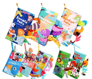 Libros de tela educativos Tongtu para la primera infancia, libros de tela para bebés, proveedor de oro, juguetes educativos para bebés, libro de tela suave para niños pequeños - Product Image 1