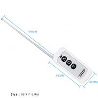 Universal 433MHz 1/2/4/5/6/8 botones código de aprendizaje RF Control remoto transmisor inalámbrico Control remoto para puerta de garaje