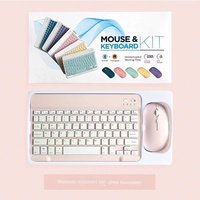 Tasso Slim Mini Wireless 10-inci 78-Tombol 3000-DPI Set Keyboard Mouse untuk Laptop Desain Ultra Tipis Tersedia di Stok