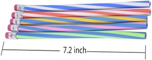 Coloured Flexible Multifunctional HB Pencil <b>Set</b> with <b>Clay</b> + Graphite and Black Lead-Modern Design for School & Office Use - Product Image 2
