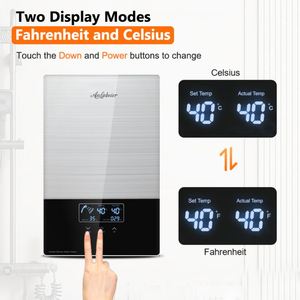 Wifi tuya kiểm soát 8000W 220V CE CB giấy chứng nhận nhiệt cảm ứng phòng tắm ngay lập tức điện tắm nóng Máy nước nóng - Product Image 3