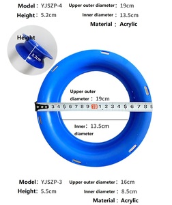 Câu Cá công cụ phụ kiện 3 kích thước nhựa đường kính lớn tay cuộn dây câu spooling - Product Image 4