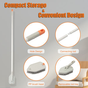 HOLAMOPA Ensemble de brosses à dégagement rapide Têtes éponge microfibre PP pour un nettoyage efficace - Product Image 3