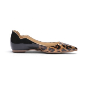 New Style Women <b>Flats</b> <b>Pointed</b> <b>Toe</b> <b>Flats</b> Pumps Gradient Leopard Patchwork Loafers Walking Dress Office Comfortable <b>Flats</b> - Product Image 6