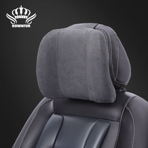 Almohada de reposacabezas de primera calidad, fácil de limpiar, hebilla de espuma viscoelástica, almohada de descanso para coche para conducir, viajar - Product Image 1
