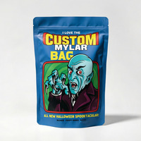 Sacs Mylar personnalisés à impression numérique, en plastique, refermables, anti-odeur, pour emballage, 1g, 3.5g, 7g, 14g
