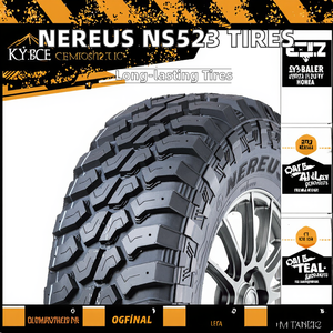 Neumático <span class=keywords><strong>NEREUS</strong></span> NS523 31 10.50 15 de Invierno Radial sin Cámara Nuevo para Automóviles Garra de Barro Coches de Pasajeros de Malasia con Caucho Natural ISO-9001 Velocidad T - Product Image 2