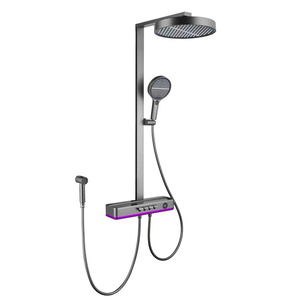Ensemble de robinetterie de douche thermostatique en laiton chromé poli, mural, <span class=keywords><strong>avec</strong></span> fonction massage, pour appartement et hôtel, <span class=keywords><strong>mitigeur</strong></span> eau chaude/froide - Product Image 1