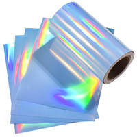 Merekat sendiri hewan peliharaan holografis A4 A3 SRA3 Label stiker vinil Inkjet untuk HP Printer
