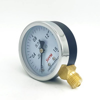 Round Pressure Gauge with Smooth Surface