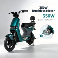 Scooter électrique de ville à 2 roues de 500 W, pneus à vide de 14 pouces, 3 vitesses, de haute qualité, directement de l'usine, à bas prix