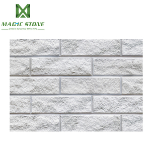 Gris Devine <span class=keywords><strong>Brique</strong></span> Imperméable et Ignifuge Parement Flexible pour le Mur Extérieur De Bâtiment Commercial - Product Image 5