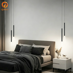 Lampadario Moderno Personalizzato 5W, Lampada a Sospensione Nordica in Alluminio LED, Lampada da Soffitto in Alluminio, Tubo Lungo per Protezione Occhi, per Camera e Hotel - Product Image 3