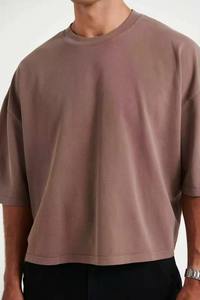 T-shirts tendance streetwear anti-plis coupe ample 100 % coton style vintage haute qualité - Product Image 5